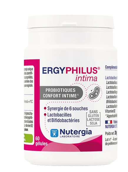 Ergyphilus Íntima - Ferments làctics - Nutergia - 60 càpsules