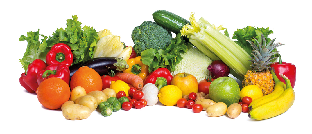 Fruit and vegetables, foods rich in antioxidants